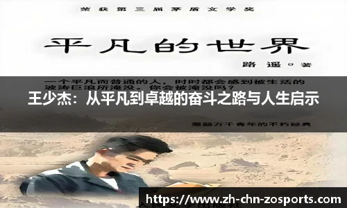 王少杰：从平凡到卓越的奋斗之路与人生启示